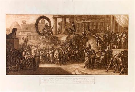 Incisione Ademollo Luigi Triumphant Entry Of Alexander Into