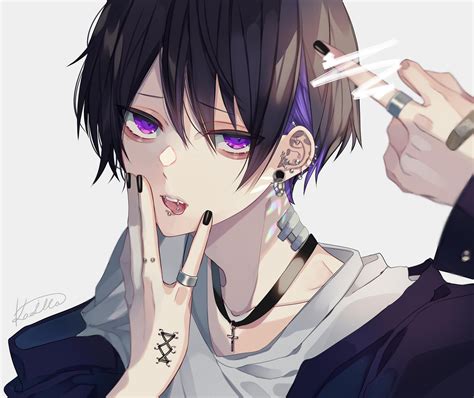 Resultado de imagem para hot shirtless anime guy. Anime boy purple eyes | Anime boy, Anime, Anime boy sketch