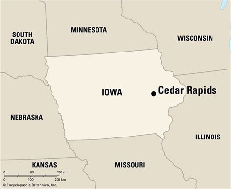 Cedar Rapids Quadrant Map