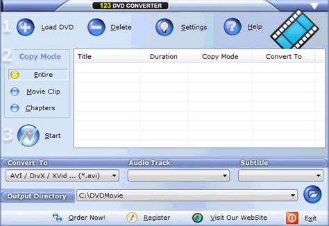 If you have your computer set to auto play (when you enter a dvd/cd/flash drive etc, a window pops up) go to the step 3 and could you confirm that the original is not playing in this way. FileGets: 123 DVD Converter Screenshot - 123 DVD Converter ...