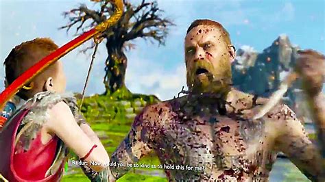 God Of War 4 Thor Brother Stabs And Kidnap Atreus Kratos