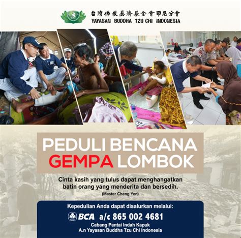 Poster Donasi Bencana Alam Gambaran