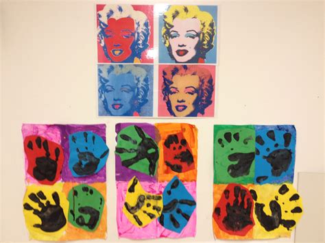 pre school andy warhol my colleagues idea on the subject different artists