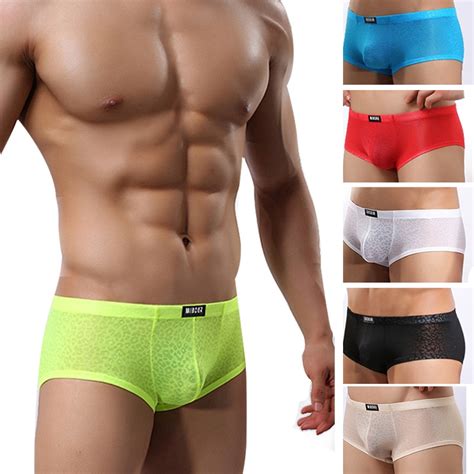 Miboer Sexy Hot Sale Men Underwear Boxer Transparent Mens Sexy