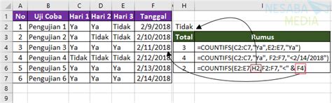 Rumus Excel Countif Dengan 2 Kriteria RUANG BACA