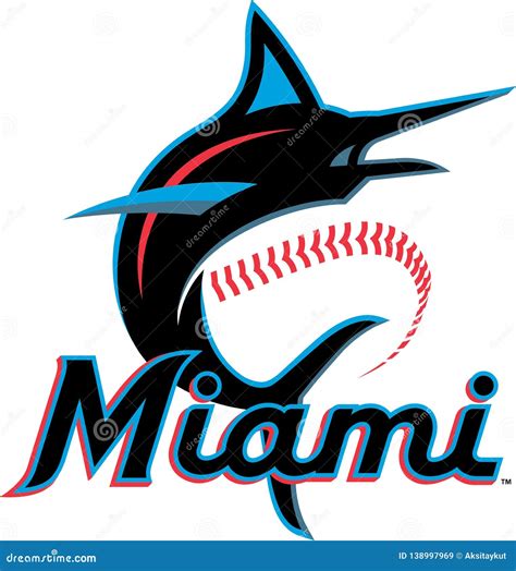 Miami Marlins New Logo Vector Editorial Photo