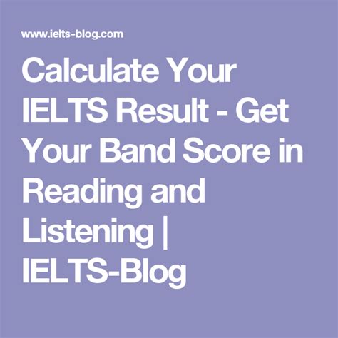 Calculate Your Ielts Result Get Your Band Score In Reading And Listening