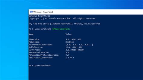 How To Check The Powershell Version In Windows 10