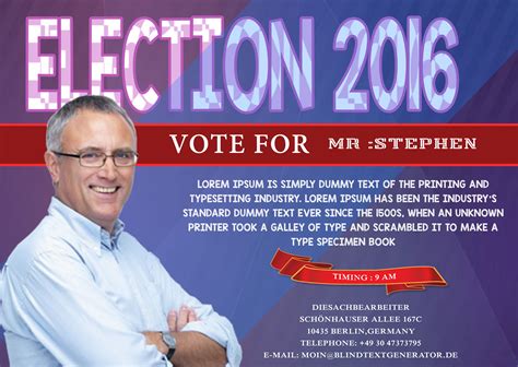 Campaign With These Elegant Free Political Campaign Flyer Templates