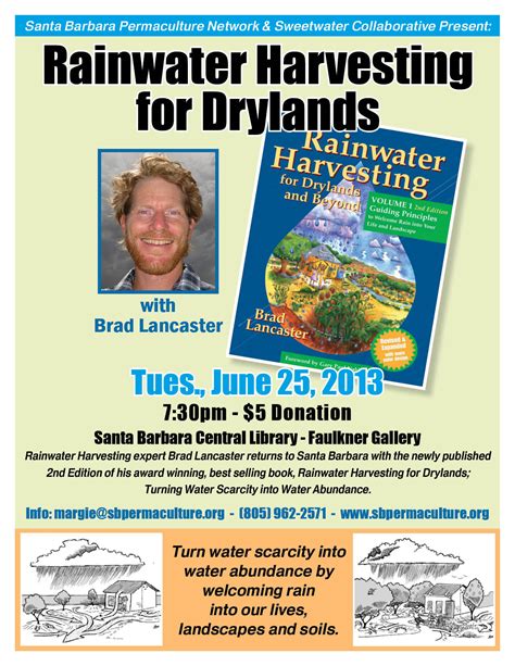 Rainwater Harvesting For Drylands And Beyond By Brad Lancaster Blog
