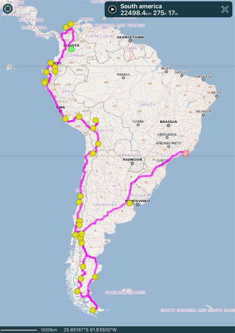 South America Itinerary Travel Route 5 Months Chasingcoordinates