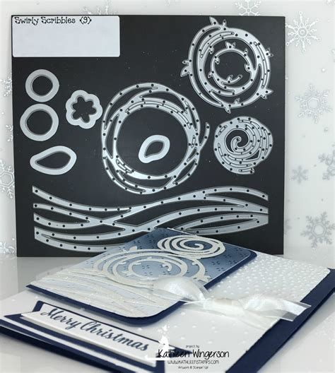Snowman Card featuring the Swirly Scribbles Thinlits Dies from Stampin ...