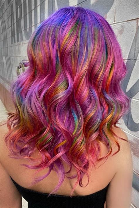 56 Photos Of Rainbow Hair Ideas To Consider For 2023 Rainbow Hair
