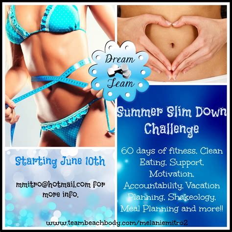 Committed To Get Fit Summer Slim Down Challenge Group Clean Eating