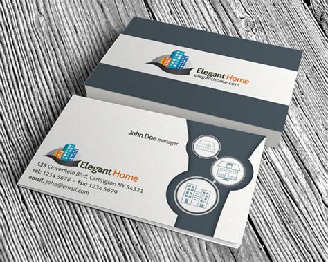 15 Outstanding Free Real Estate Business Card Templates Show Wp