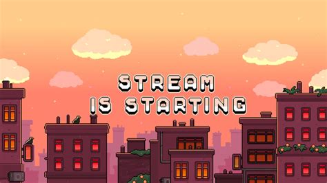 Cute 4x Animated Twitch Stream Screens Pack 8bit Pixel Art Etsy In