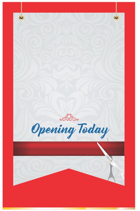 Grand Opening Card Design Vector Download Grand Opening Card With