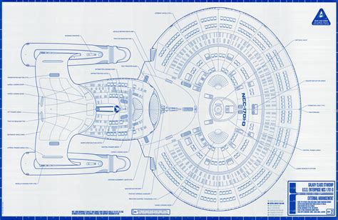 Star Trek The Next Generation Blueprints Uss Enterprise Ncc 1701 D