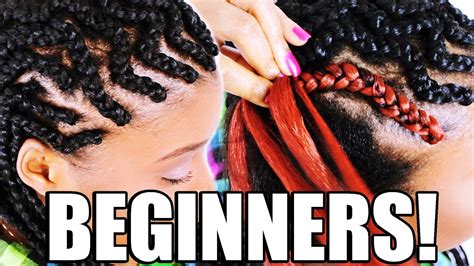 Section your hair off into as many parts as desired and then begin to make smaller parts within the sections. How To: Cornrow Braid Hair FOR BEGINNERS! (Step By Step) - YouTube