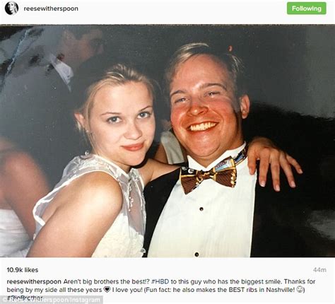 Reese Witherspoon Shares Very Rare Photo Of Older Brother John On