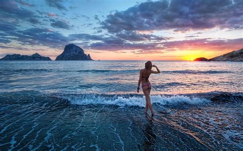 Ibiza Wallpaper Met Zonsondergang Mooie Leuke Achtergronden Voor Je