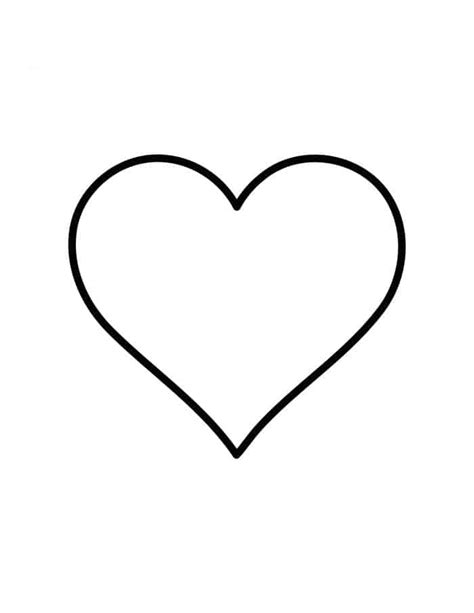 Heart Template And Outlines Free Templates For Sewing And Crafts