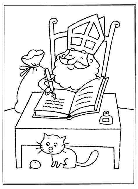 Pin van marijke op sint Sinterklaas, Kleurplaten, Knutselen sinterklaas
