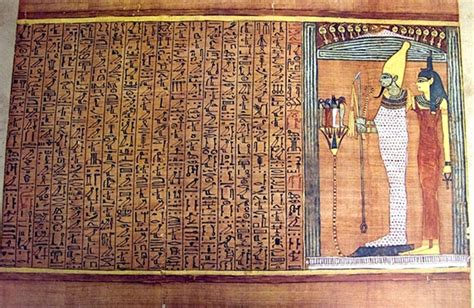 El libro de las sombras es una obra única donde se expone la verdad acerca del mundo místico de la religión de la wicca, abordando sus orígenes, creencias, rituales y ceremonias.podrá descubrir cuál es el significado de los números y de los colores en la magia. Imagenes de Egipto: escena del papiro de Ani