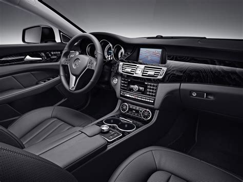 Mercedes Benz Cls550 Interior Shown With Black Leather And Black Ash