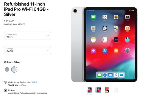 Apple Refurbished Ipad Pro 3rd Gen Back In Stock From 629 Iphone