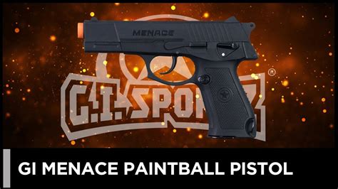 First Look Gi Sportz 50 Cal Menace Paintball Pistol Youtube