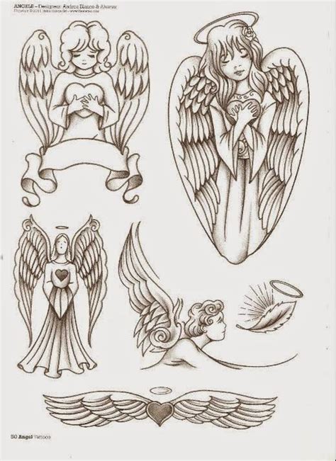 Tatuajes De ángeles Y Diseños De Regalo Tatuaje Angel Tatuajes