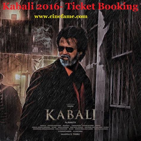 Kabali Tamil Movie Ticket Booking Opened Online Ticket Release Date