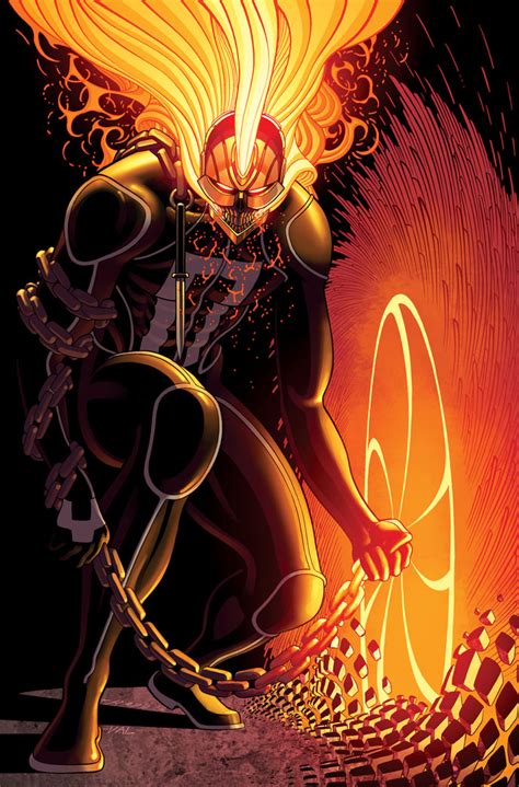 Image Ghost Rider Vol 8 1 Moore Variant Textless Marvel