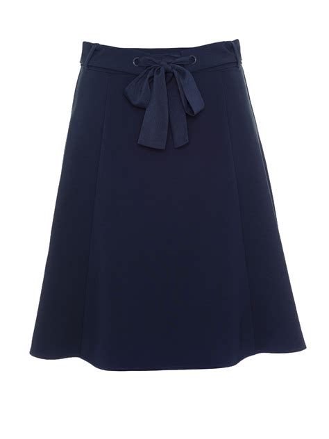Fun And Feminine This Navy A Line Skirt Is A Playful Twist On The Classic Mariner Style