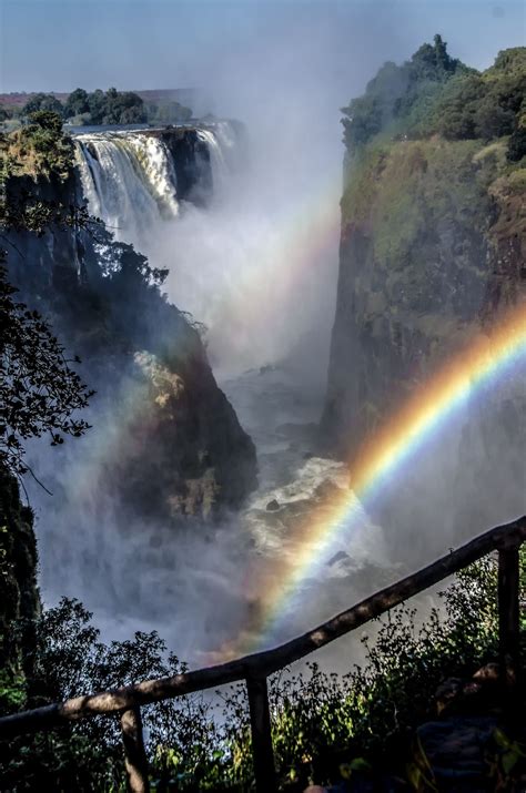Double Rainbow At Victoria Falls Smithsonian Photo Contest