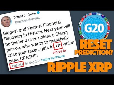 Has it bottomed or is it over for ripple? Ripple XRP: G20 Countries Preparing For Financial Reset ...