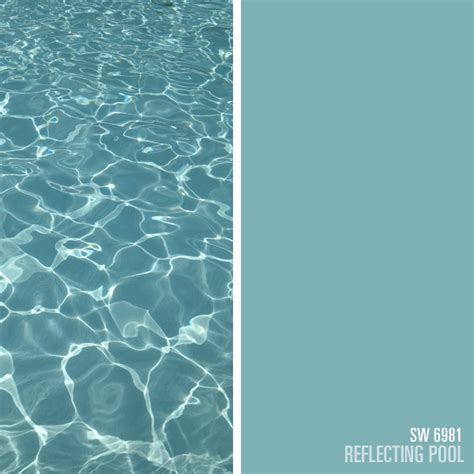 Add 1 gallon acrylic paint to color the coating to enhance your pool area.) Aqua Ocean Paint Color Sherwin Wms | Understanding The ...