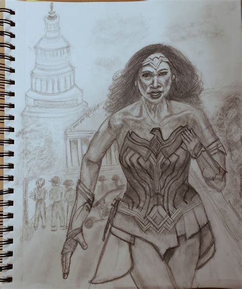 Fanart Wonder Woman 1984 Sketch Rdccinematic