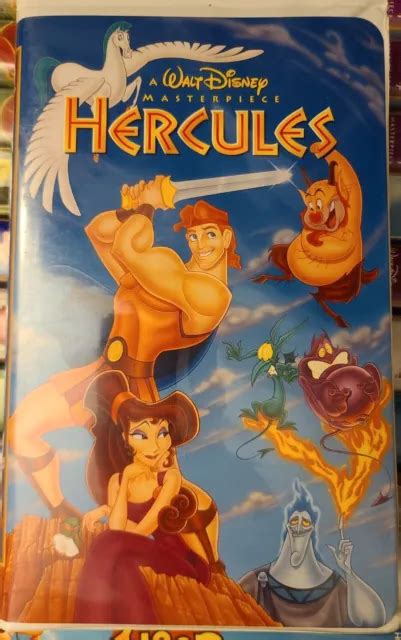 HERCULES VHS VIDEO Tape Walt Disney Masterpiece Clam Shell Tested 5