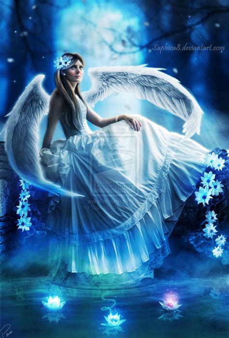 Beautiful Angel Art An Angels Dream By Saphica8 Moon Fairy Fairy