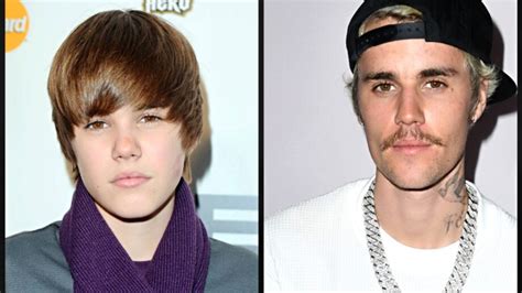Then Vs Now Justin Beibers Cute Looks