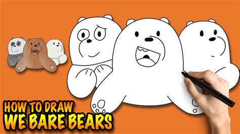 how to draw we bare bears easy step by step drawing tutorial youtube