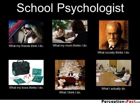 school psychologist what people think i do what i really do perception vs fact