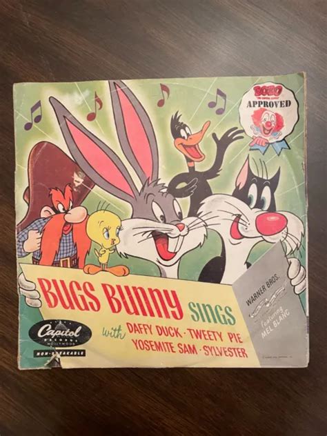 Vintage Bugs Bunny Sings Mel Blanc Warner Bros Capitol Records 2