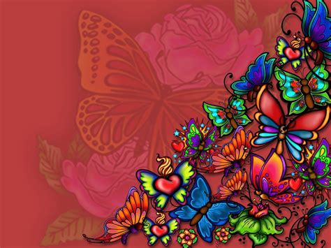Colorful Butterfly Wallpapers Wallpaper Cave