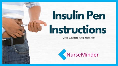 Insulin Pen Instructions How To Use Youtube