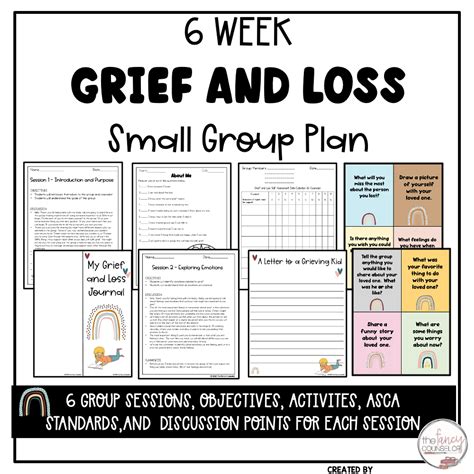 Grief and Loss Counseling Group Resource Packet Lesson Plans Activities