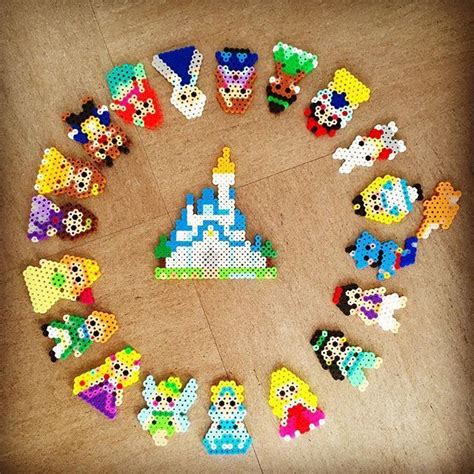 Disney Characters Perler Beads By Saya Ono Perler Patterns And