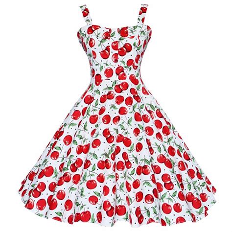 joineles summer dress vintage rockabilly dress jurken 60s 50s retro big swing floral pinup women
